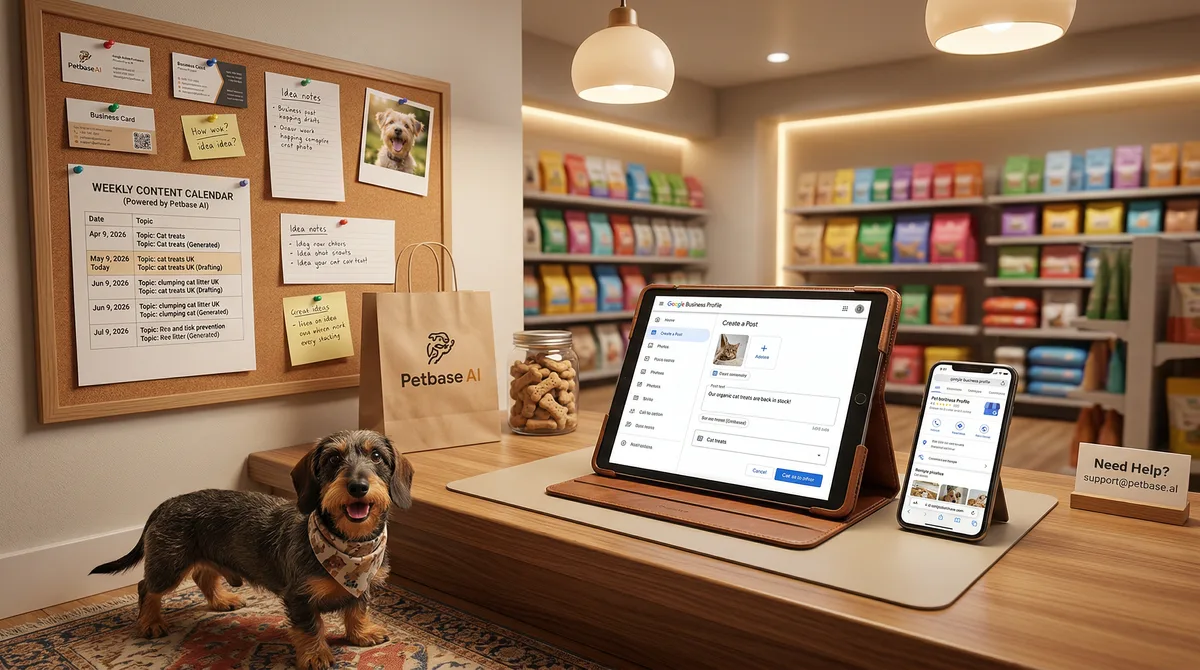 Google Business Profile Posts: A Weekly Playbook for Pet Stores