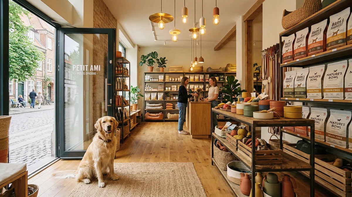 Petbase dashboard showing SEO trend monitoring and content performance for a pet business