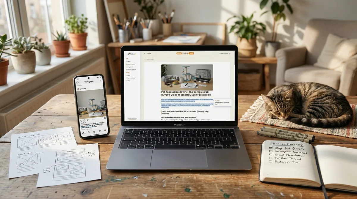 How to Repurpose Pet Store Blog Content Across 7 Channels