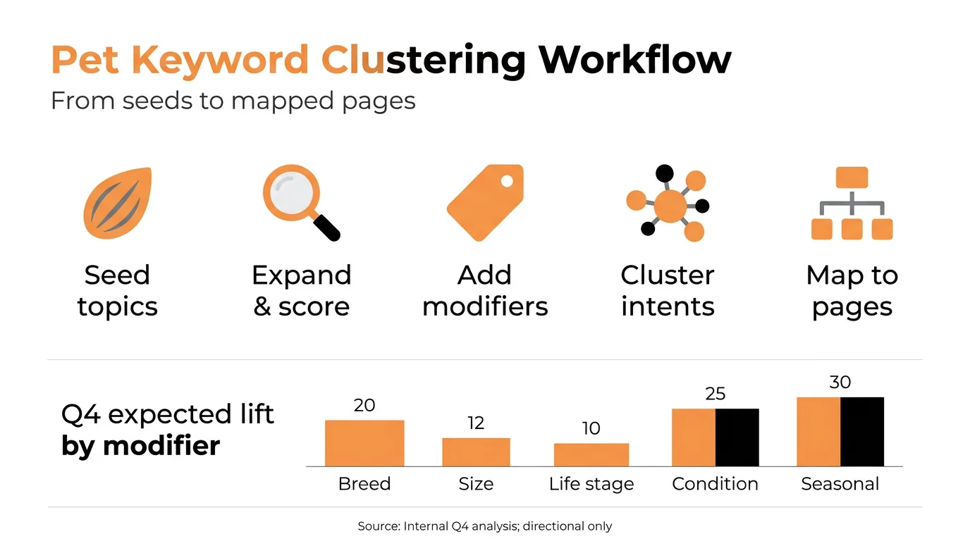 Pet Keyword Clustering Workflow