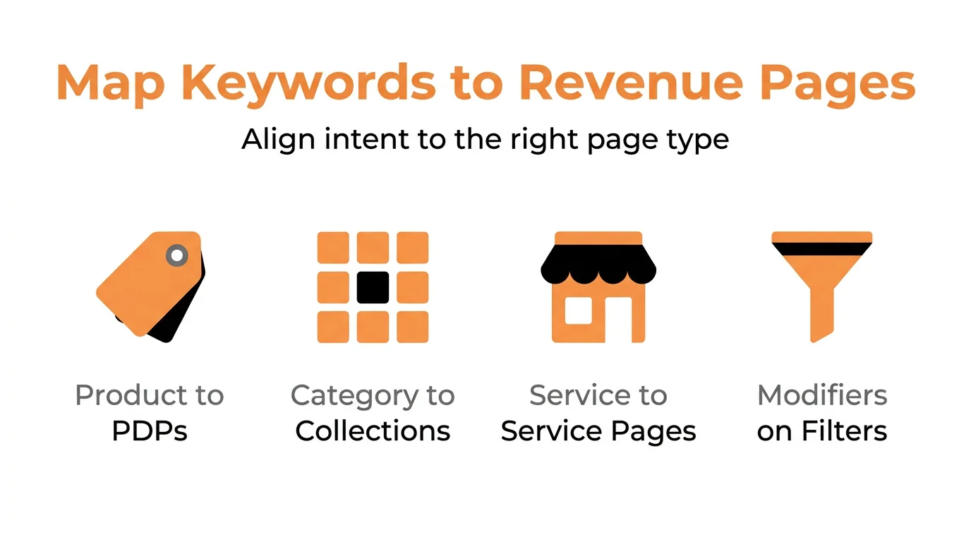 Map Keywords to Revenue Pages