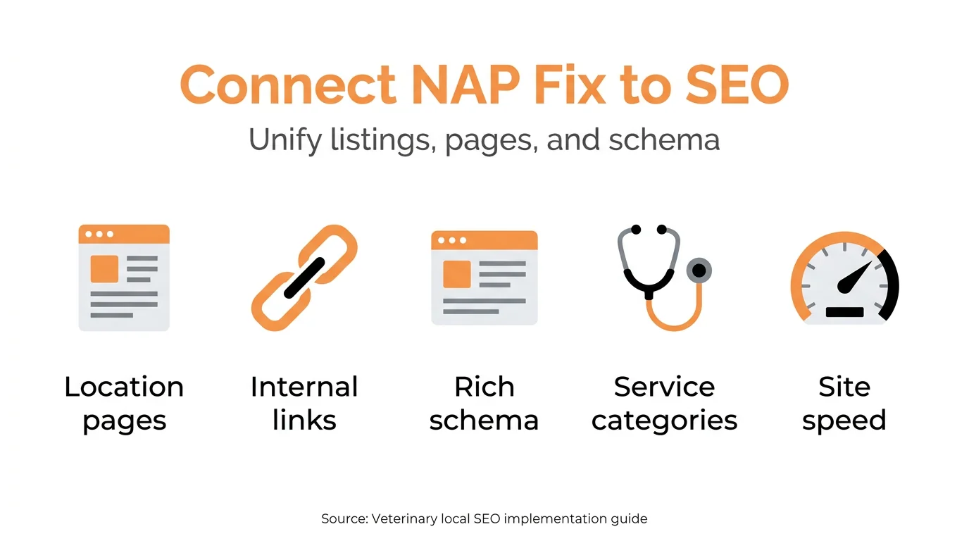 Connect NAP Fix to SEO