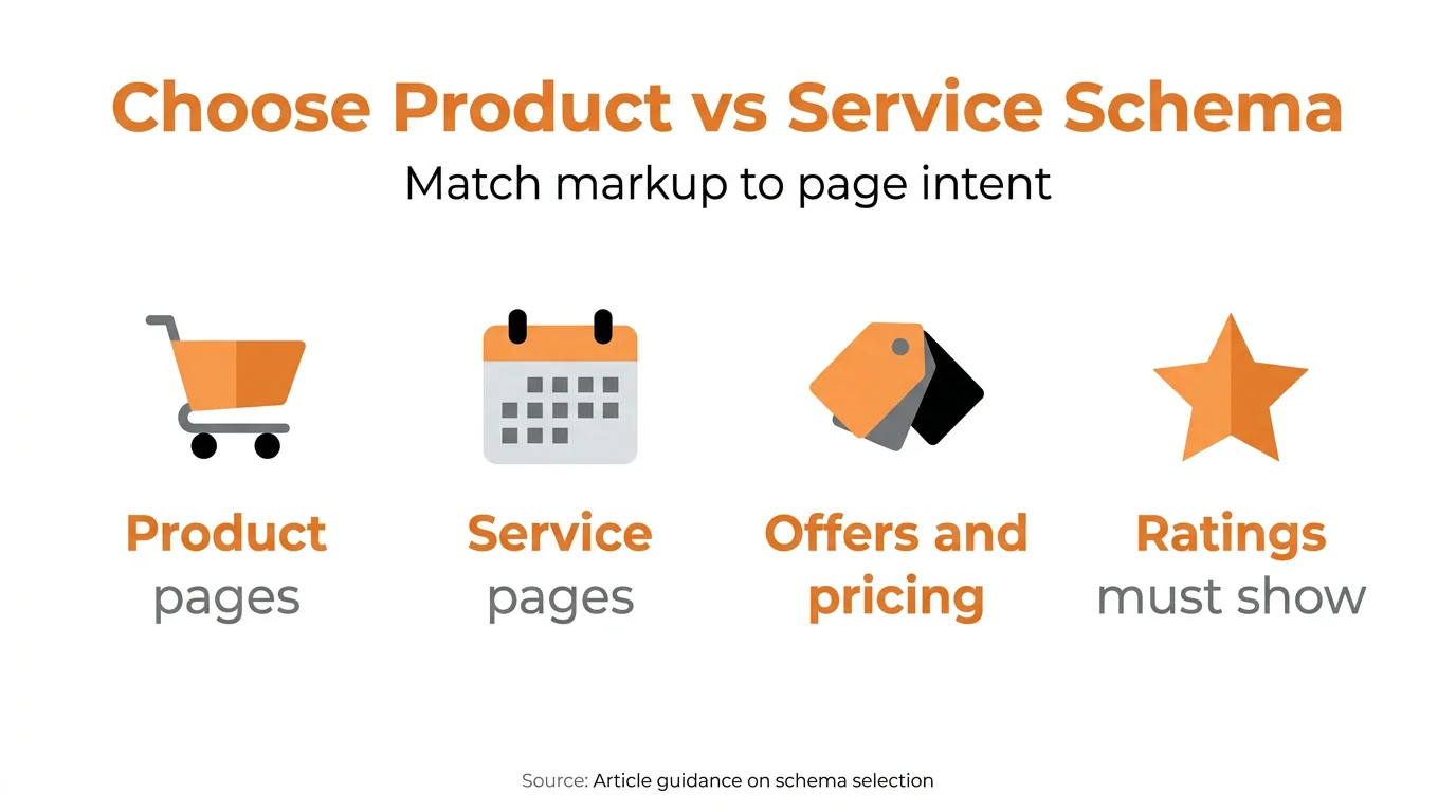 Choose Product vs Service Schema