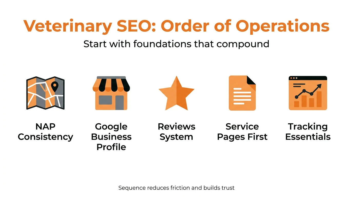 Veterinary SEO: Order of Operations