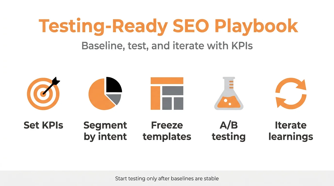 Testing-Ready SEO Playbook