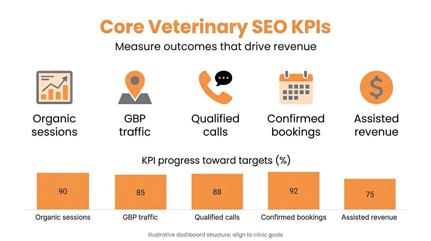 Core Veterinary SEO KPIs