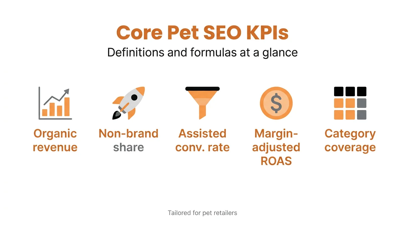 Core Pet SEO KPIs
