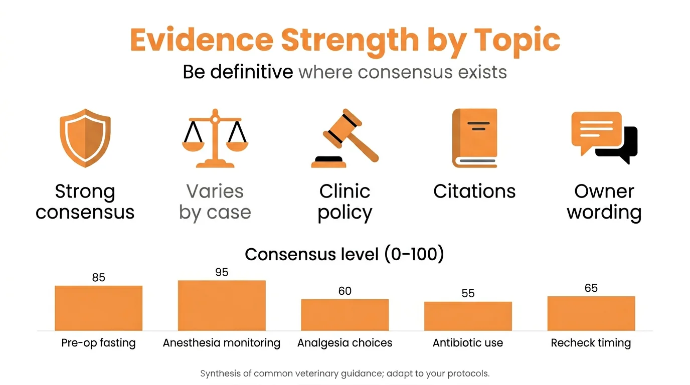 Evidence Strength by Topic