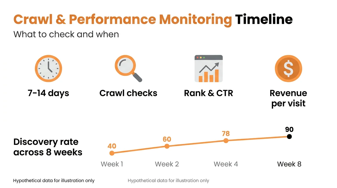 Crawl & Performance Monitoring Timeline