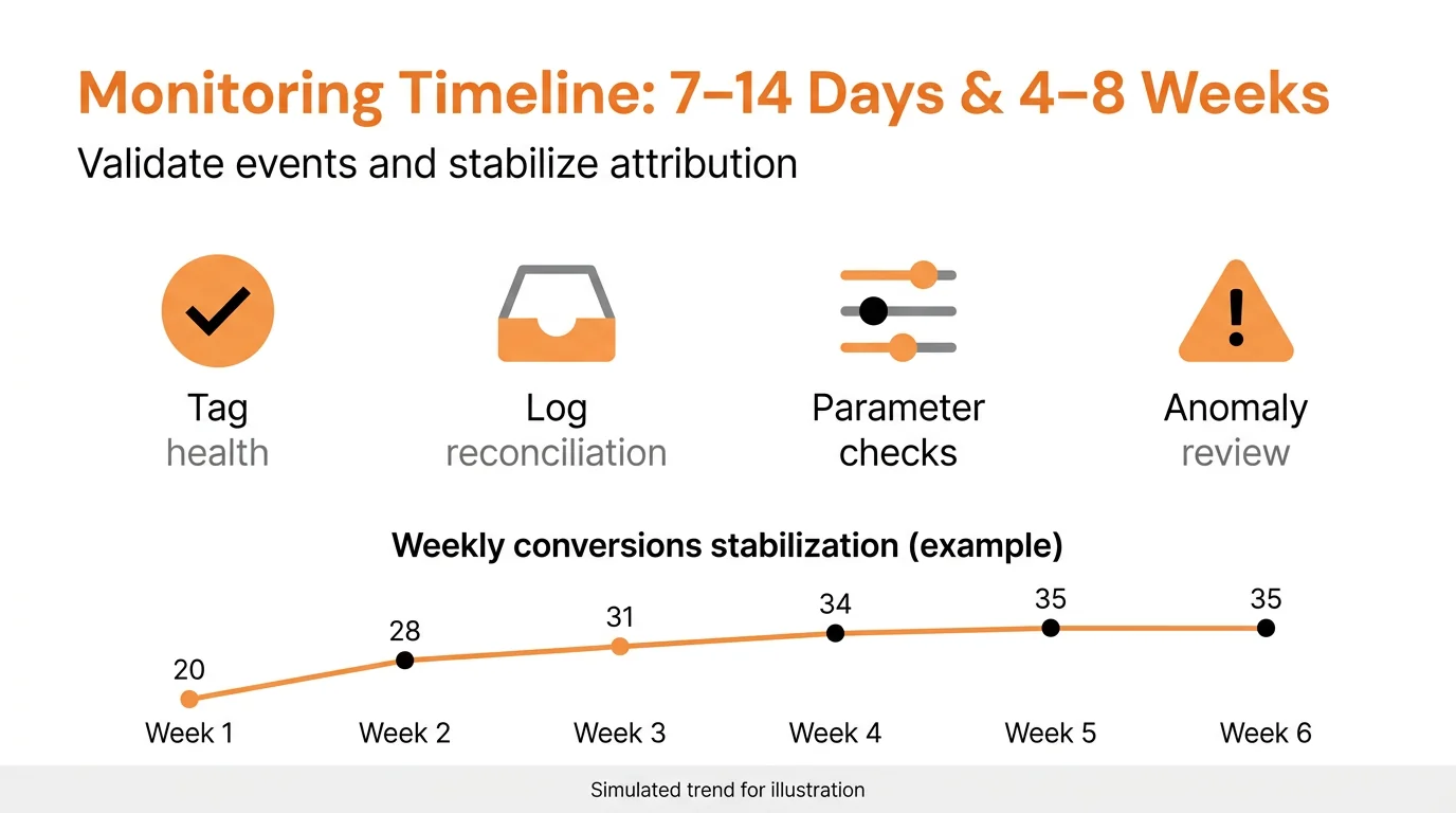 Monitoring Timeline: 7-14 Days & 4-8 Weeks