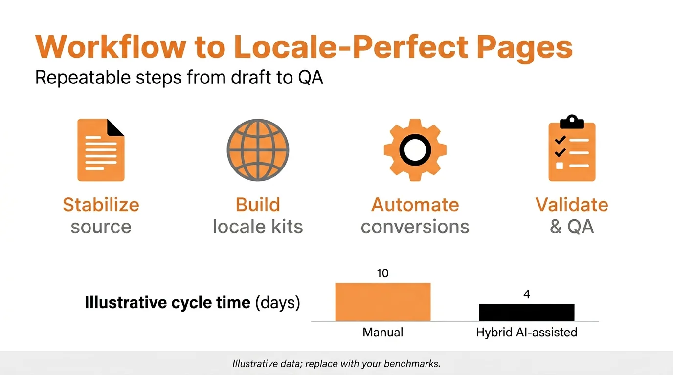 Workflow to Locale-Perfect Pages