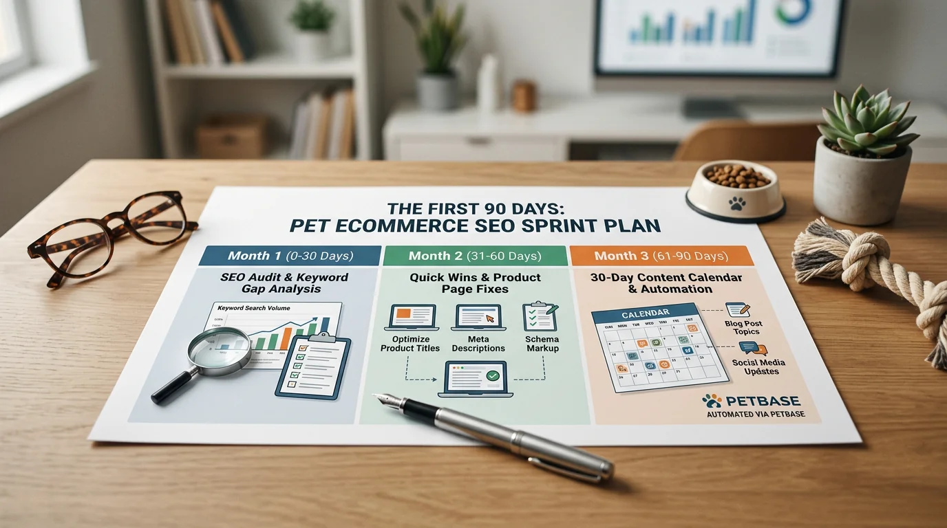 The First 90 Days: Pet eCommerce SEO Sprint Plan