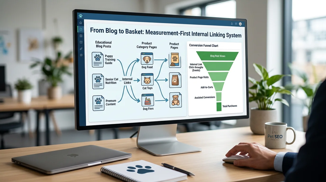 From Blog to Basket: Internal Linking and Measurement for Pet Stores
