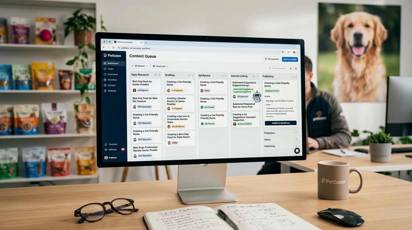 Content Operations and Automation for Pet Stores Using Petbase