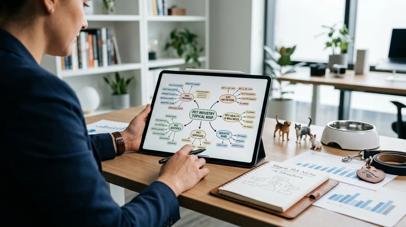 How to Build a Pet-Industry Topical Map: From Seed Topics to Search-Driven Clusters