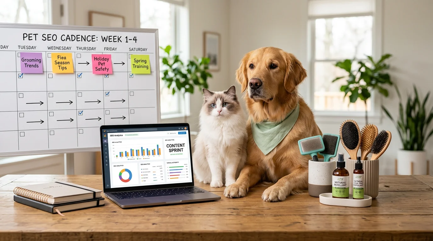 Content Velocity for Pet SEO: How Many Posts per Week to Win Topical Authority