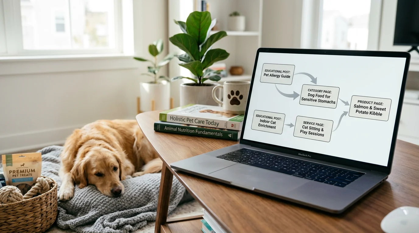 Internal Linking for Pet Commerce and Services: From Pillars to Products