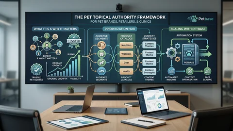 Pet Topical Authority: The Complete Framework for Pet Brands, Retailers, and Clinics