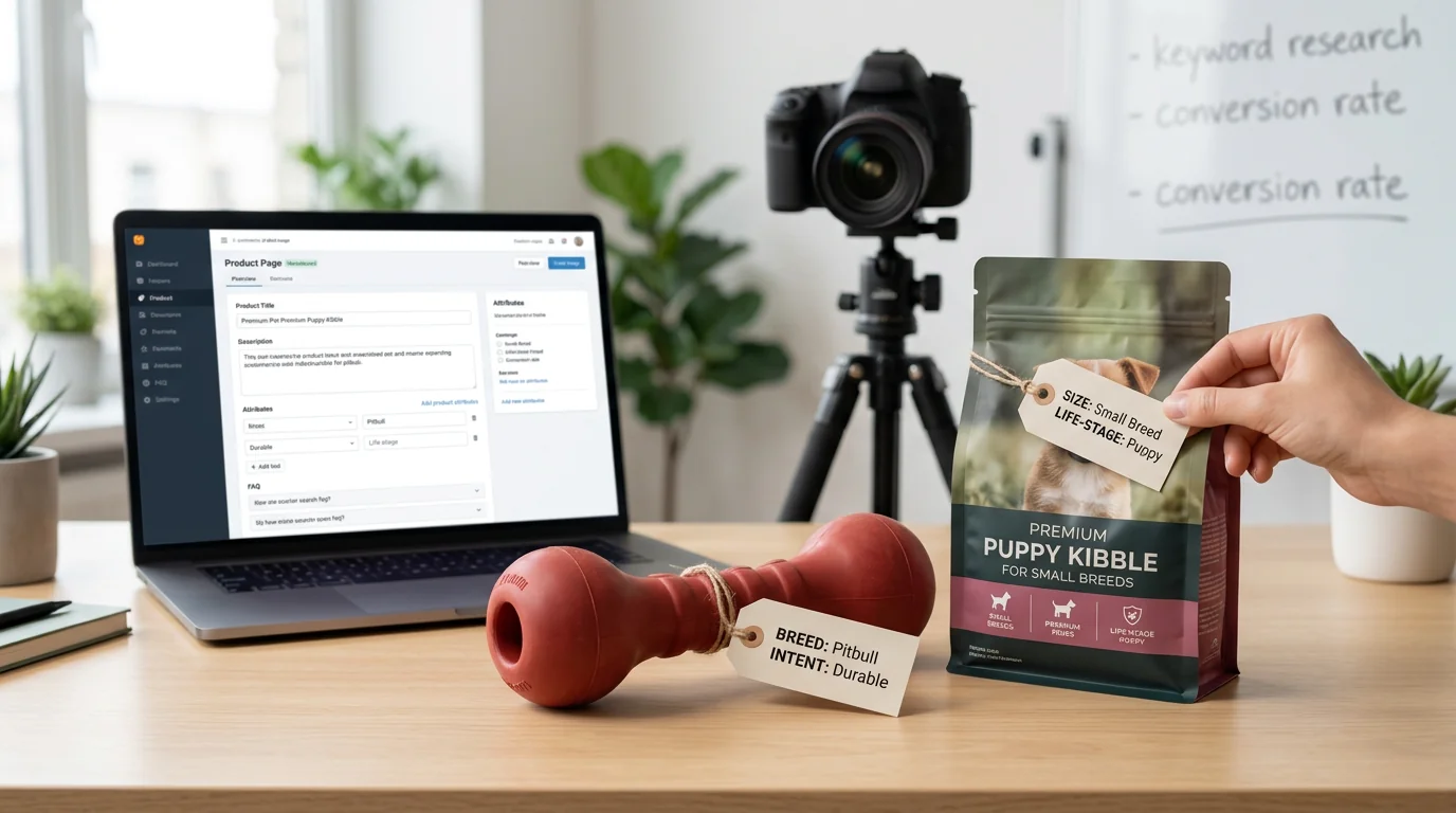 Pet Product Page SEO: Match Breed, Size, and Life-Stage Intent to Convert