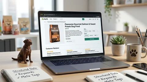 Shopify Product Page SEO for Pet Retailers: Templates, Variants, and Reviews