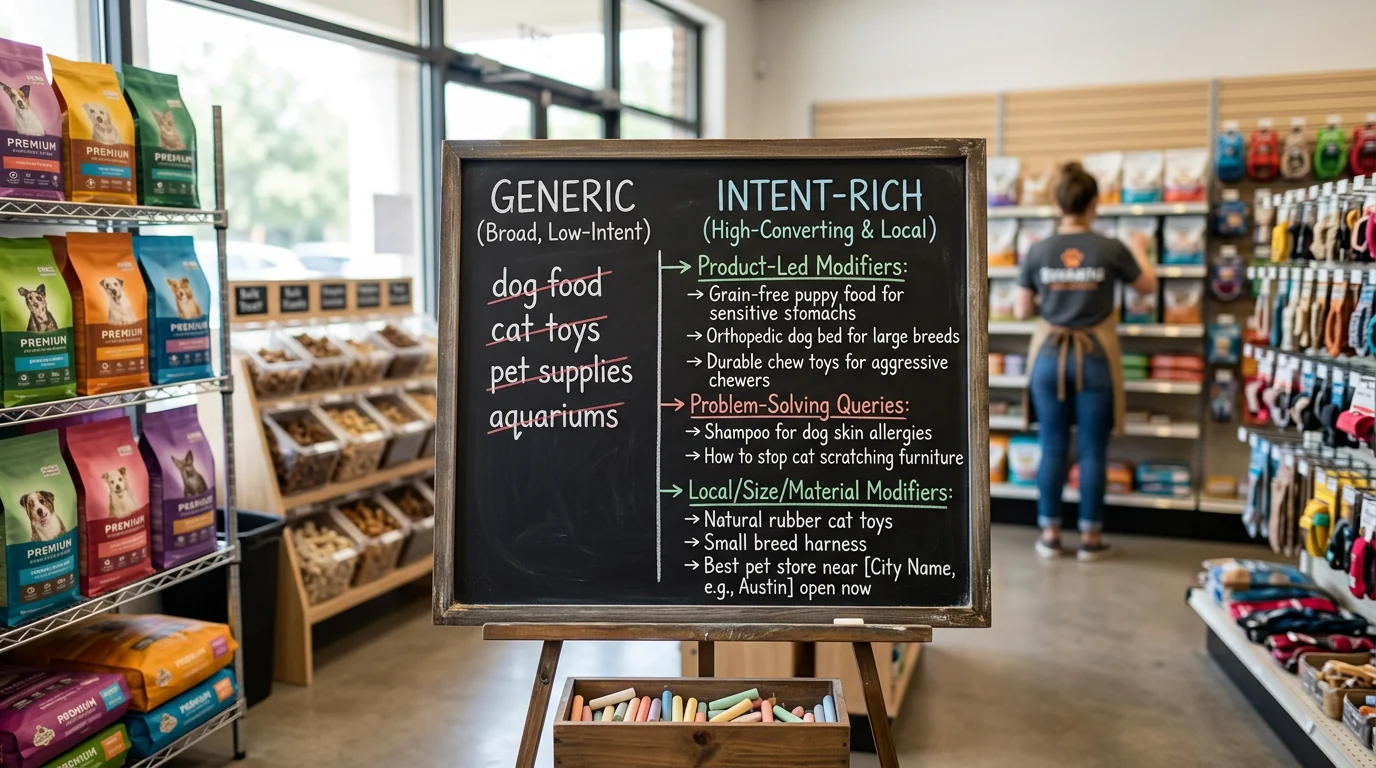 Keyword Research for Pet Stores: From Generic Terms to Intent-Rich Queries