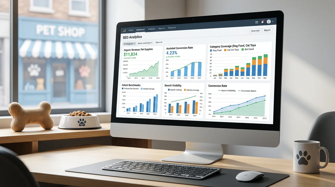 SEO Analytics and ROI Tracking for Pet Retailers: Dashboards and Benchmarks