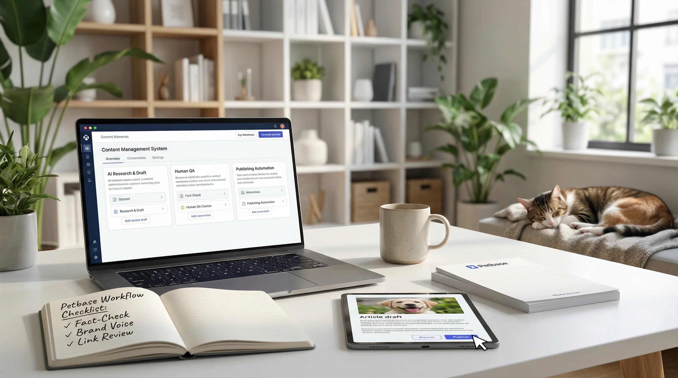 AI-Assisted Pet Content: Safe Workflows, Human QA, and Publishing Automation