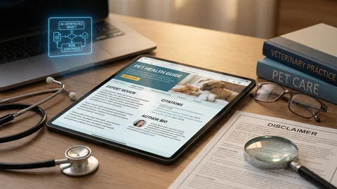 E-E-A-T for Pet and Veterinary Content: Sources, Disclaimers, and Med Schema