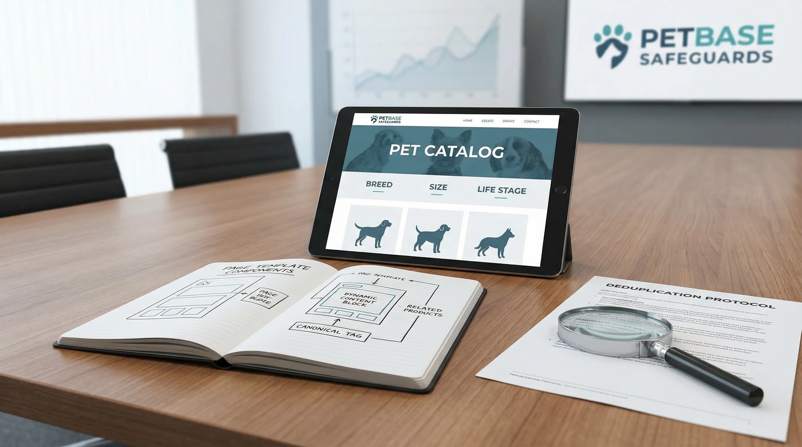 Programmatic SEO for Pet Catalogs: Safe Templates by Breed, Size, and Life Stage