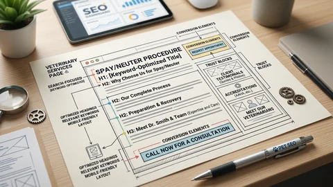 Service Pages That Rank: Structure Veterinary Procedure Pages for SEO and Conversions