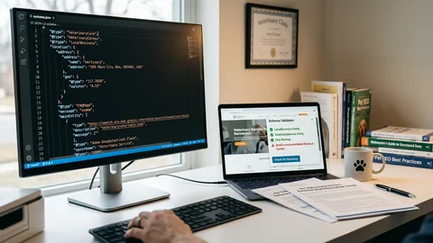 Schema for Veterinary Clinics: Medical, LocalBusiness, and FAQ Markup Without Risk