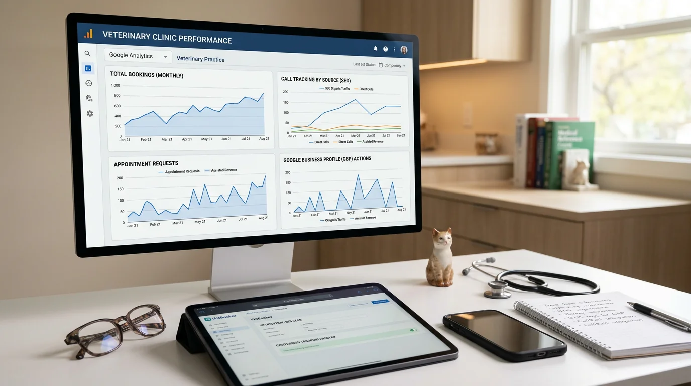 Measuring Veterinary SEO: Track Calls, Bookings, and Assisted Revenue Without Guesswork