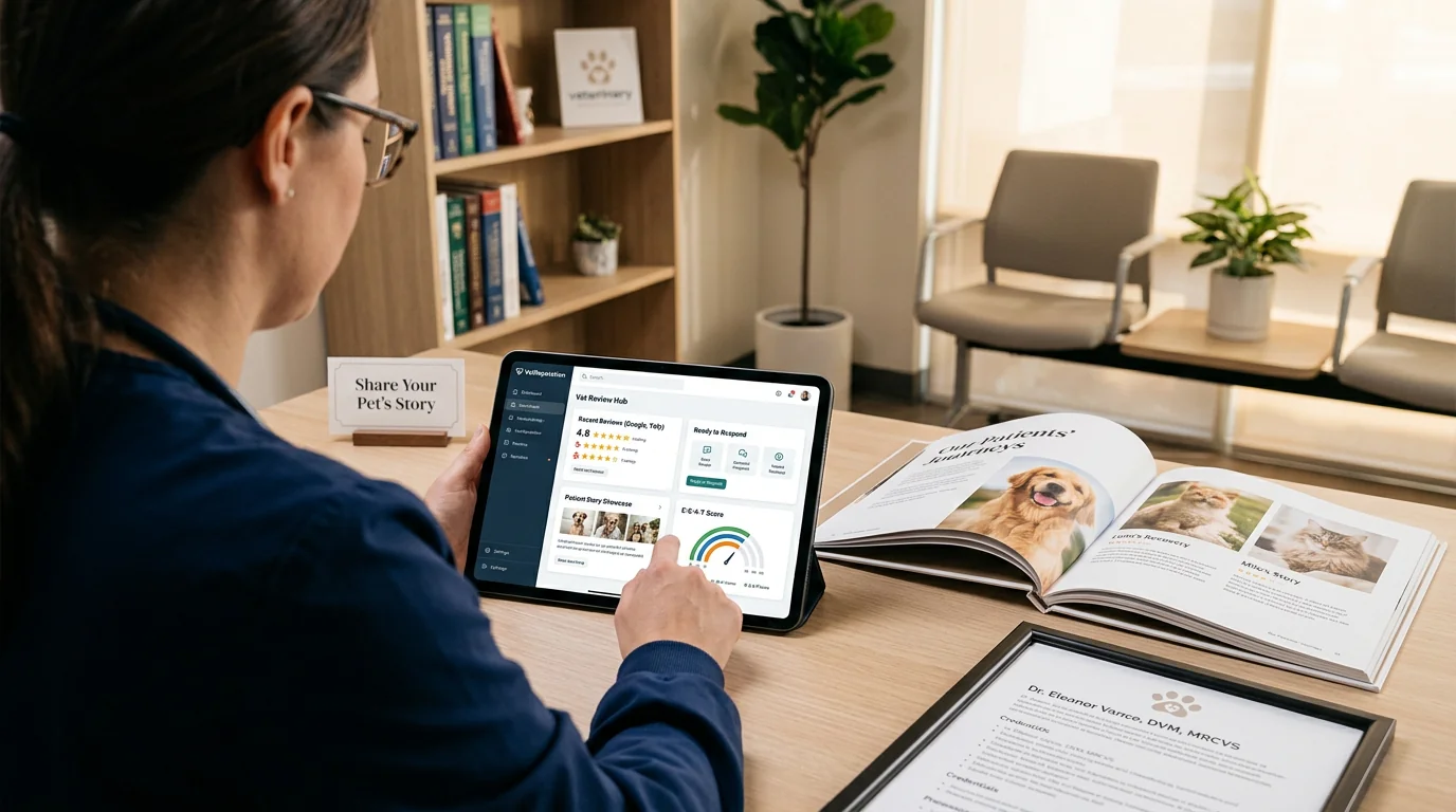 Reviews and Reputation for Vets: Requesting, Responding, and Showcasing Patient Stories